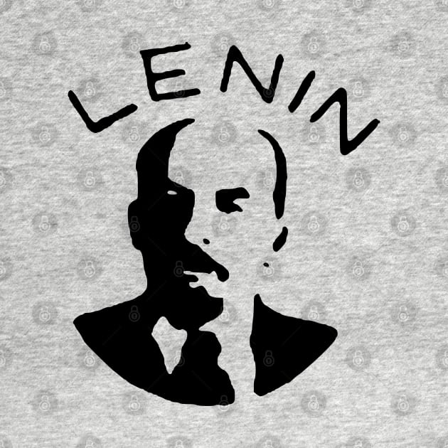 Vladimir Lenin Silhouette - Communist, Communism, Soviet Union, Socialist by SpaceDogLaika